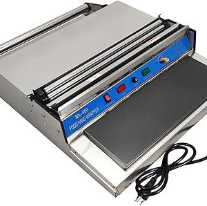 18/450mm Hand Wrapping Machine 110V Film Wrapper Food Tray Wrapper for Food Fruit Tray Food Packaging Fresh Keeping Sealer