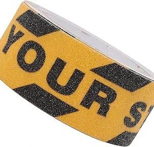 Watch Your Step Non Slip Non Slip Tape, Anti Slip Tape, Anti Slip Safety Tape Non Slip Tape, Mind The Step Sticker Mind The Step Sign Tape Floor Stair Step Anti Slip 50mm 5m