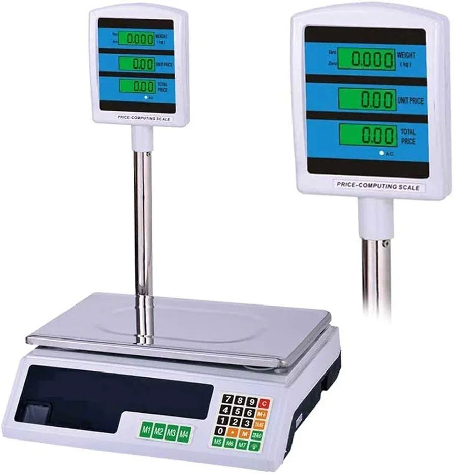 Digital Electronic Weighing Scales Front Back Professional Max 40 kg Price Calculation - Image 3