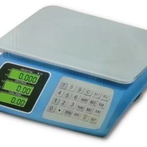 Good 40kg Electronic Mini Digital Price Computing Weighing Scale LCD Display- White