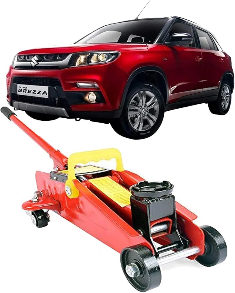 Generic Hydraulic Trolley Car Jack with Strong Stick to Push Car - 2 Ton Capacity Floor Car Jack for (Suzuki Vitara Brezza) - Image 2