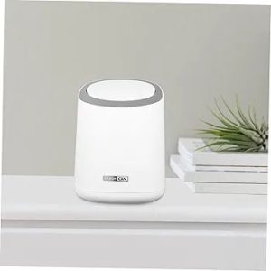 Modern Press Lid Trash Can Small Desktop Waste Bucket with Lid ABS PP Material Mini Garbage Bin for Home Office