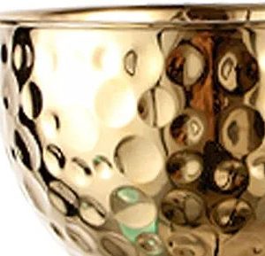 Generic Stainless Steel Kneading Bowl Nesting Bowl Heavy Duty Hammered Snack Bowl Large Capacity Kitchen Bowl Salad Bowl Mixing Bowl