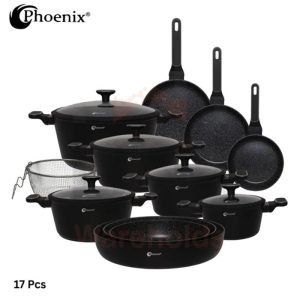 Phoenix 17 Pcs Grey Marble Set