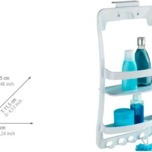 Universal Bathroom Shelf, White"