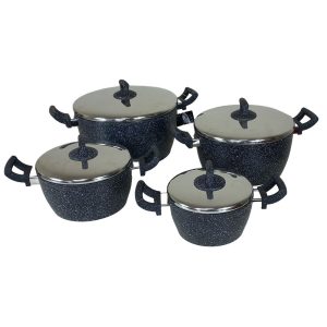 Phoenix, Professional Granite Cookware Set Of 8 Pcs