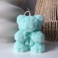 teddy bears   8cm candles