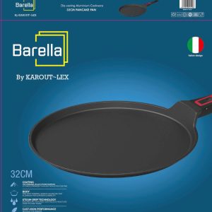 Barella die casting aluminum pan cakepan with detachable hand 32cm