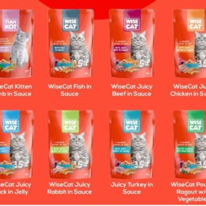 Wise Cat treat complet canned  cat food 100g