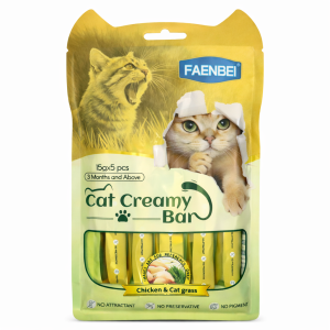 Cat Wet Food Cat Snack Cat Treats Creamy Bars Plant Supplier Faenbei 15g*5 treat