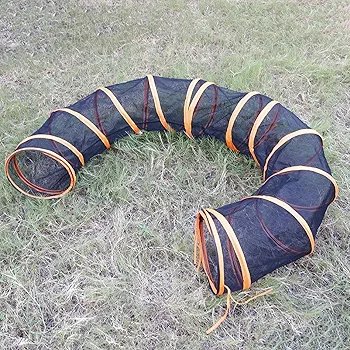Cat Tunnel Indoor Cats Cage Scratching Resistant Net Portable Lightweight - Image 2