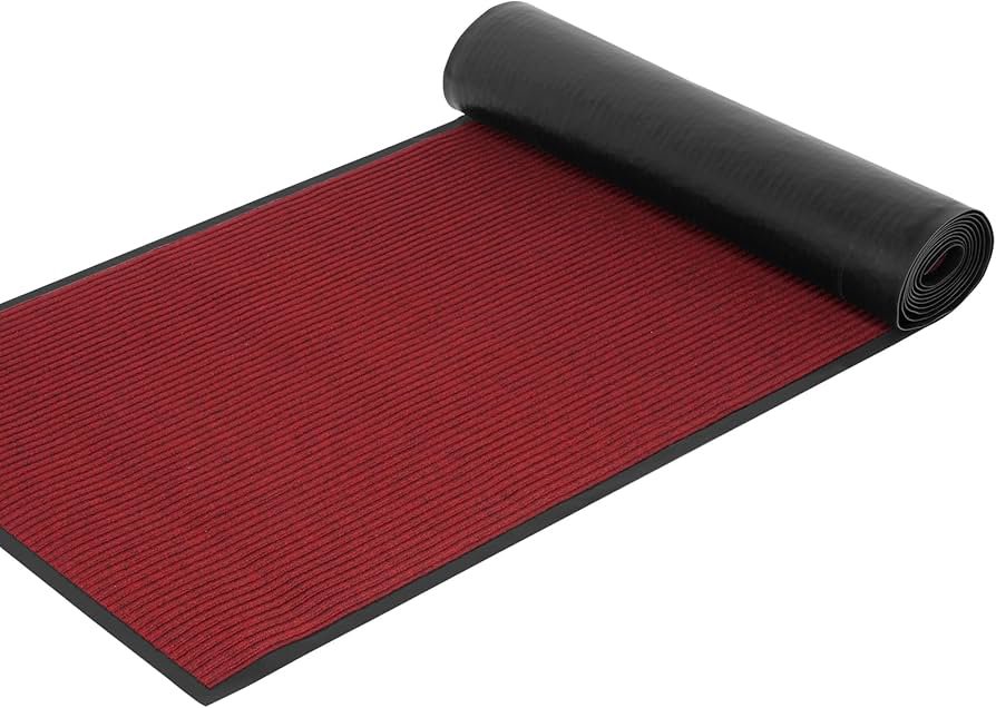 Front Door Entrance Mat Heavy Duty Natural Rubber Mat Easy Clean Low Profile Doormat Indoor Outdoor House Doormat Decor roll by 1m length Copy - Image 2