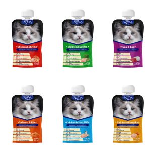 AMNA Cat Spout Pouch Food 100g/Bag Wet Cat Food Direct  Chicken Vegetable Flavours High Protein Good Taste treat