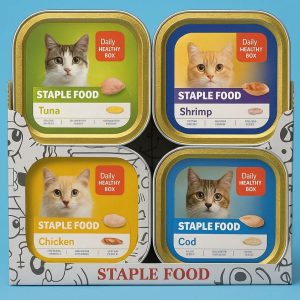 Linsen wet cat food treat staple food 100g