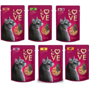 Liquid Cat Food with Fish in Sauce My Love (85gr) treat
