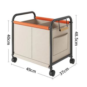 Bedroom Living Room Oxford Cloth Storage, Cart Toy Organizer, Large Capacity, Sorting Basket - Beige / Size