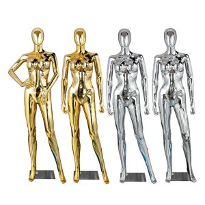 Adjustable Female Manikin Metal PE Plastic Mannequin Display | Realistic & Sturdy