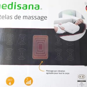 Medisana massage mattress, targeted and intensive massage effect for well-being, pleasant vibration massage for the whole