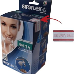 Siroflex 2650/1S Classic UNI 3-A tap water purifier Made in Italy, Kitchen tap water filter, with SIRIUS tap sprayer with swivel. For Chlorine Removal with Filter Cartridge