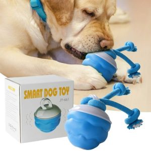 Interactive Dog Toys with Motion Activated, Squeaky Dog Toy Active Rolling Ball for Daily Training, 1PC
