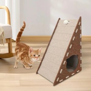 Cat Scratcher Pad Indoor Cats House Furniture Protector for Kitten Kitty brown