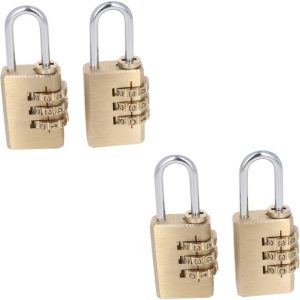 Dyllu Brass Combination Padlock 30mm 1pc