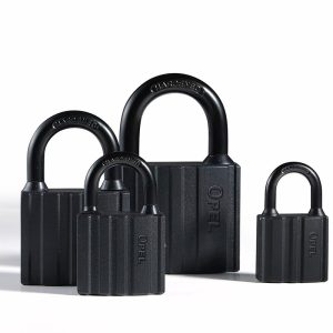 Brass Opel black Combination Padlock water proof (H)41mm (W)28.5mm