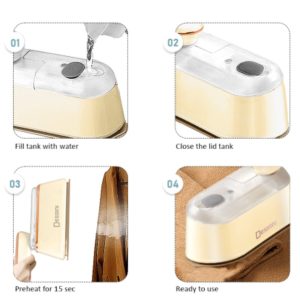 Dessini Italy 2000watt electric ceramic soleplate garment  steam iron  sprayer steamer