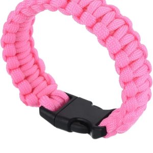 Survival Paracord Bracelets, Braided Parachute Cord Bracelet Party Favors Camping Gifts Outdoor Wraps