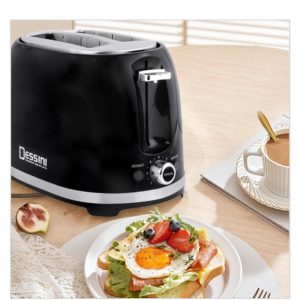 Dessini italy doubel sided electric bread toaster sandwich maker  7 level adjustable  pop up ds 3511
