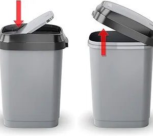 trash bin  Kis Dual Swing Bin L – Folding Bin for  Litre Bag, Double Opening Option