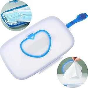 Portable Baby Wipes Box, Hanging Wet Tissue Box, Travel Stroller, Outdoor Use, Refillable, Diaper Wipe Dispenser, Accessories