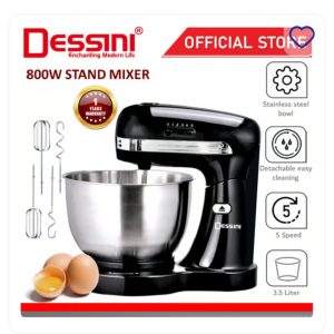 Dessini Italy stand mixer 3.5l. 800 Watt multifunction food ds6788