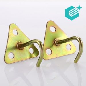 Color Zinc Ring Hook - Wall Mount Bracket for Doors & Curtains 1pc