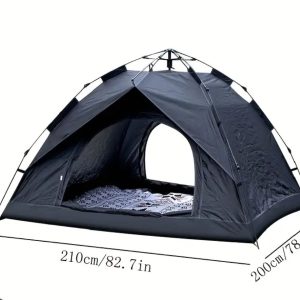 automatic easy open camping tent    greig color. 230*210*140cm
