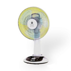 general fan rechargable ac DC 12" 9 speed  4pcs led