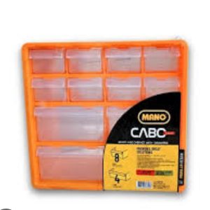 Mano storage  12 drawer 4 large 8 small division 
24.8*23.7*15.4 cm