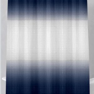 EVA & PE Waterproof Gradient Splicing Bathroom Ombre Shower Curtain-180 * 180cm