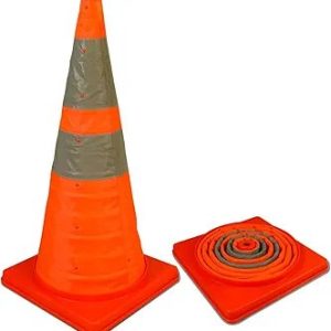 Folding Traffic Cone , Foldable, Car Accessories, Breakdown Aid, Folding Traffic
