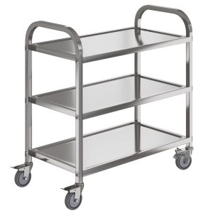 Stainless Steel Service Trolley
90*85*45cm