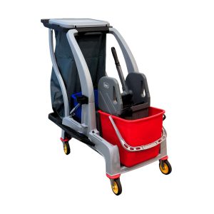 Professional Cleaning Trolley with 25 Litre Bucket and Press Mop Trolley with Wheels  Structure for Professional Use size
105*55*98cm