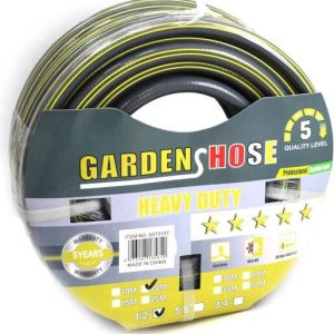 Heavy-Duty Garden Hose Pipe Durable and Flexible Outdoor Watering Hose for Lawn Garden and Cleaning Resistant to Kinks and Weather Reliable High Pressure (ONLY GARDEN PIPE 0.5Inch)