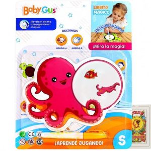 Babygus Magic Octopus for Painting or Dipping in Blister Pack (31cm x 24cm)