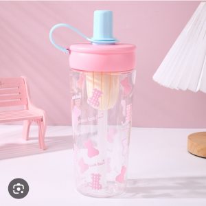Plastic Bottle with straw 700ml