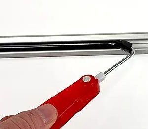 Screw Cover Strip & Herzim Trim Fitting Tool for Caravan & Motorhome Awning Aluminium Infill Rails (CST6100)