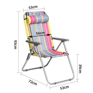 Foldable Metal chairs camping picnic beach
