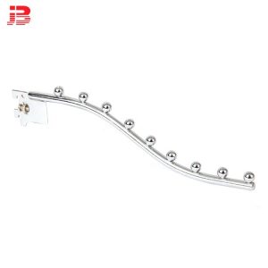 Column Single Slotted 6mm Channel  Wire Display Hook with ball 1pc