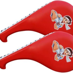 Taekwondo kick pads, durable and cute cartoon design, perfect for decorating karate, martial arts, and kickboxing.1pc