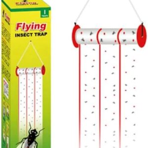 Large Fly Trap Roll - Glue Sticker for Flying Insects, Eco-Friendly Pest Control Solution for Indoor and Outdoor Use, Sticky Paper Strips for Mosquitoes, Gnats, and Fruit Flies, Insect-Free Home 22cm*6m