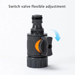 Garden hose nozzle connector, ergonomic internal thread extension for easy water flow control and efficient watering3/4-1/2